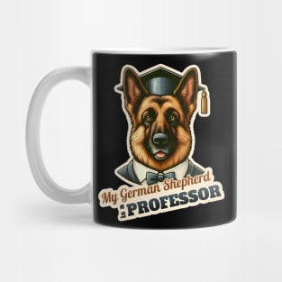 German Shepherd Professor Mug